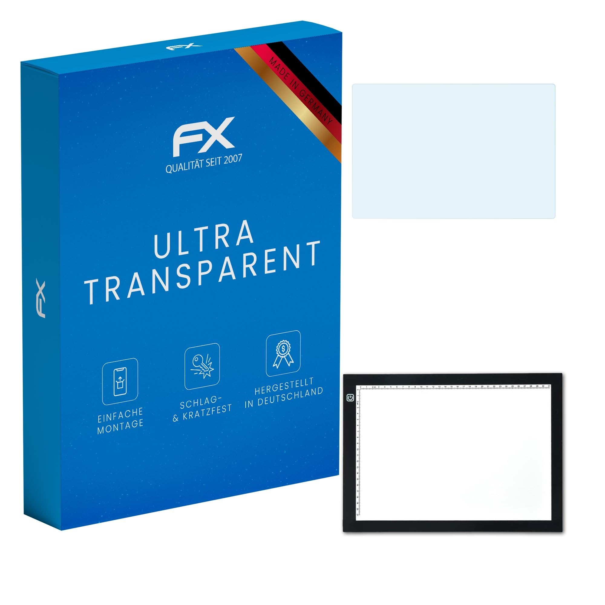 Película protectora FX atFoliX AGPTek A4 lámina transparente antirrayas pack de 2 8