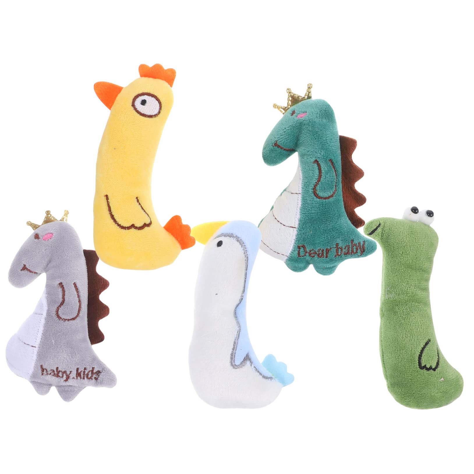 FOMIYES Lot De 5 Jouets pour Chat en Peluche Et Jouets Dexercice pour Votre Animal De Compagnie 5 Pièces * 5
