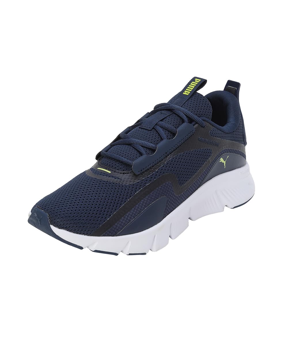 Puma Unisex-Adult FlexFocus Lite Club Navy-Lime Pow Running Shoe - 6 UK (37953504)