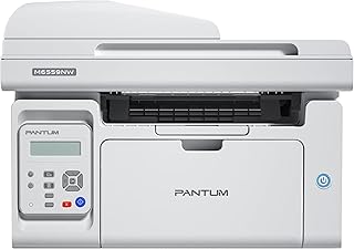 Pantum M6559NW All in One Laser Printer Scanner Copier Wireless Monochrome Black and White Printer Home Office - Print Copy Scan, Speed Up to 23 ppm, 50-Sheet ADF, 150 Large Paper Capacity