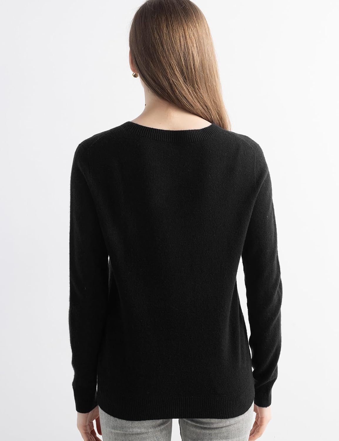 Chanyarn Women's 100% Merino Wool 2025 Fall Winter First-Line Ready to Wear Long Sleeve Seamless Knit Crewneck Sweater - Image 3