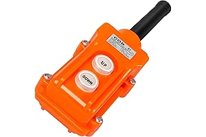 Rain Proof Up-Down Switch Control Station with Momentary Winch Controller