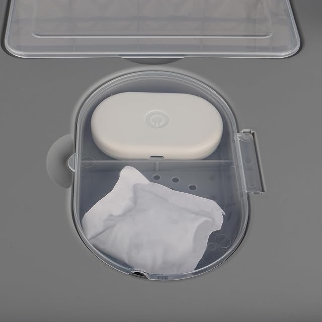 Foto 2 de 8 de Maison de Toilette Gat, caja de arena grande para gatos, con pala para arena autocontrolada, desinfección UV…