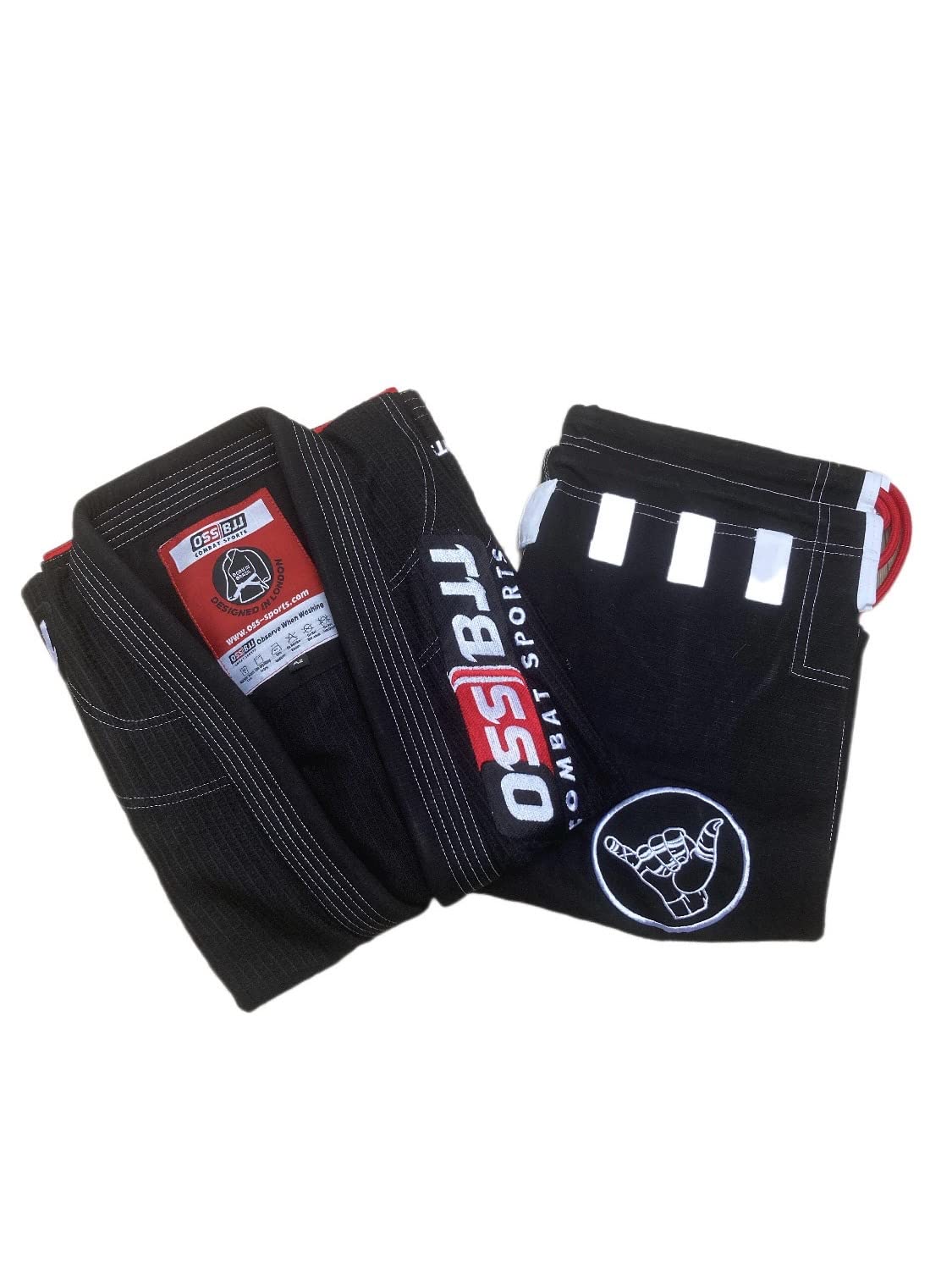 OSS Combat Sports BJJ Gi - Kimono Brasiliano Jiu Jitsu - Jujitsu Gi - Colletto Resistente al Ripstop - Manica Rinforzata e Design Confortevole - BJJ Gi A2 A3