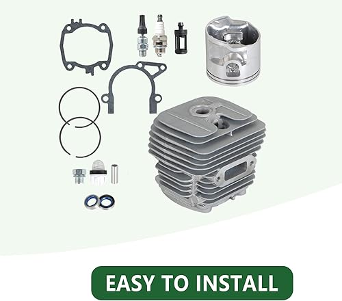 Miniatura 6 de marddpair Kit de juntas de pistón de cilindro (1.969 in) 4238 020 1202 Reemplazo para sierra de corte Stihl TS410 TS420