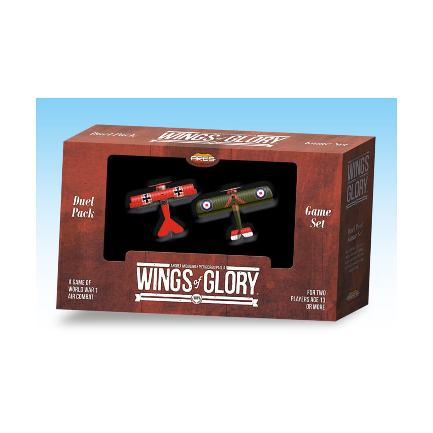 Ares Games Wings of Glory Duel Pack Fokker Dr.I Vs. SOP with Camel