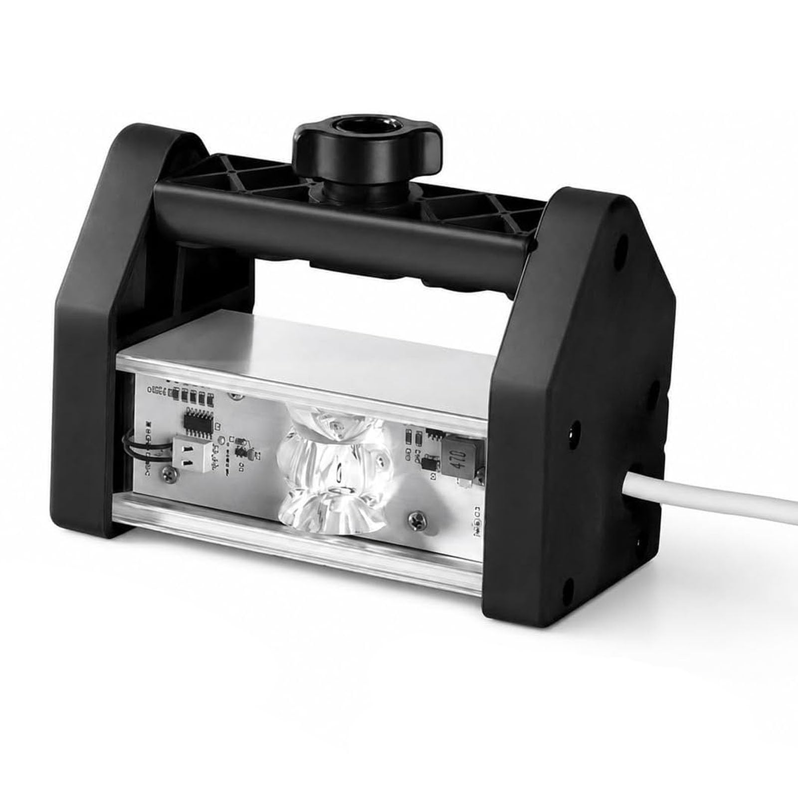 Luz de inspección de pulido de pared, 1500 lm, ángulo de haz de 120°, lámpara LED de brillo ajustable para pintura de paneles de yeso e instalación de pisos, ideal para trabajos de detalle