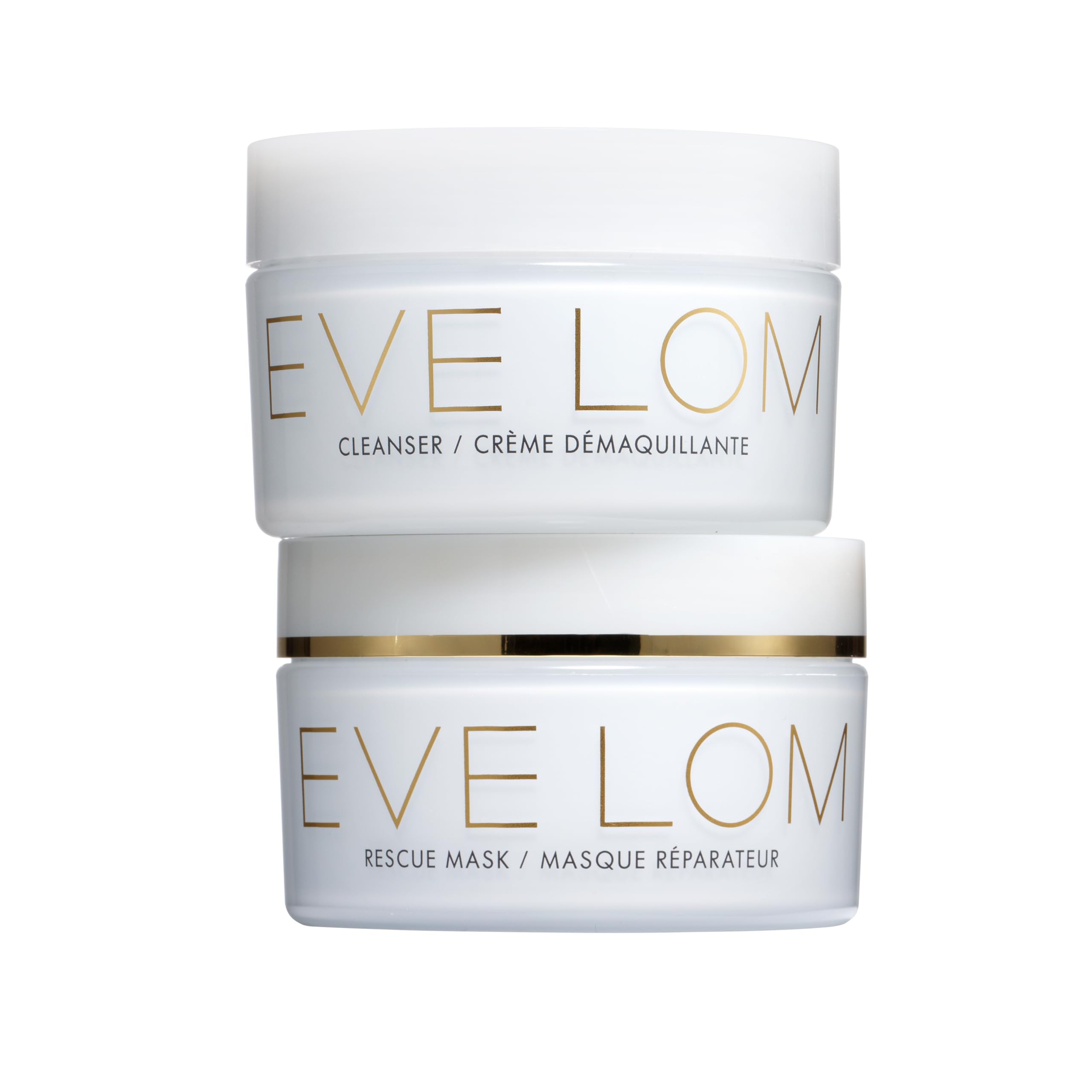 EVE LOM 40th Anniversary Heritage Set - Award Winning Cleansing Balm and Purifying Rescue Mask Bundle - Travel Essentials for Daily Skincare Ritual