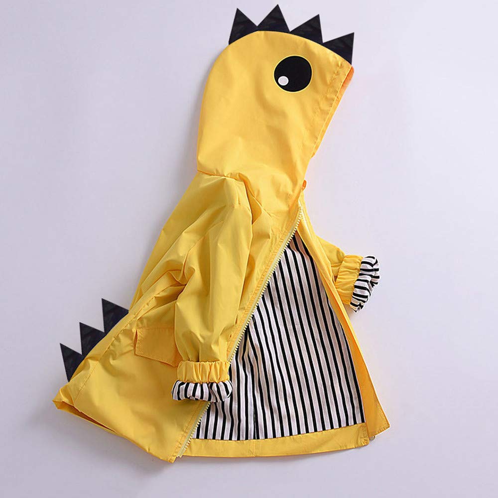 Chubasquero con capucha para niños y niñas - - 120 cm (5 años)