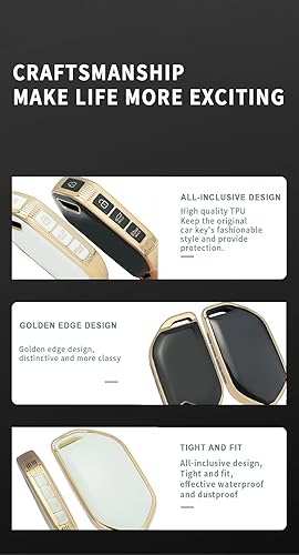 Miniatura 6 de ontto Funda suave para llave de coche con llavero compatible con llavero Kia Telluride 2023 2024
