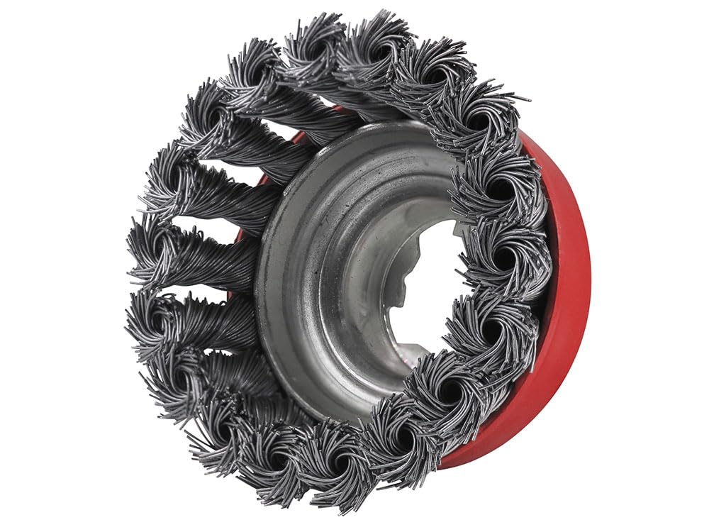 Faithfull X-LOCK Wire Cup Brush Twist Knot 75mm - Image 2