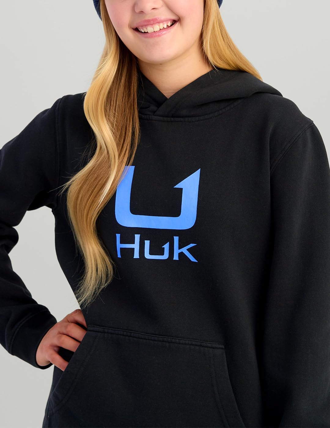 HUK unisex-child Cotton Fleece Hoodie, Soft, Warm, Comfortable Hooded Sweatshirt Pullover for Kids - Image 4