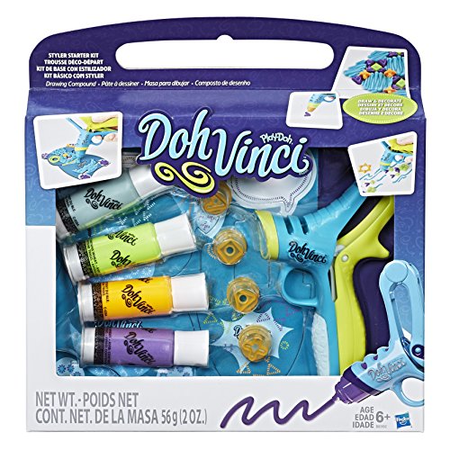 DohVinci On the Go Styler Starter Kit for Kids and Tweens with 4 Non-Toxic Colors by Play-Doh Brand