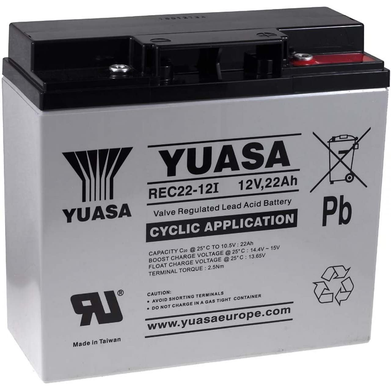 YUASA de Batería Plomo para Silla de Ruedas Eléctrica Invavare ATM take Along