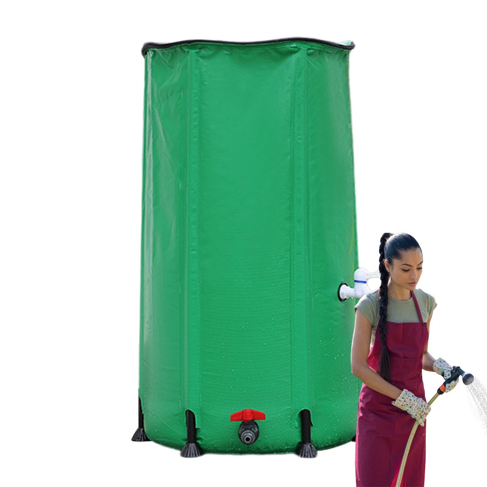Barile da pioggia, barile da collezione pioggia Acqua piovana portatile | Deposito antipioggia a botte retrattile per l'irrigazione del giardino, la manutenzione del prato, la pulizia e