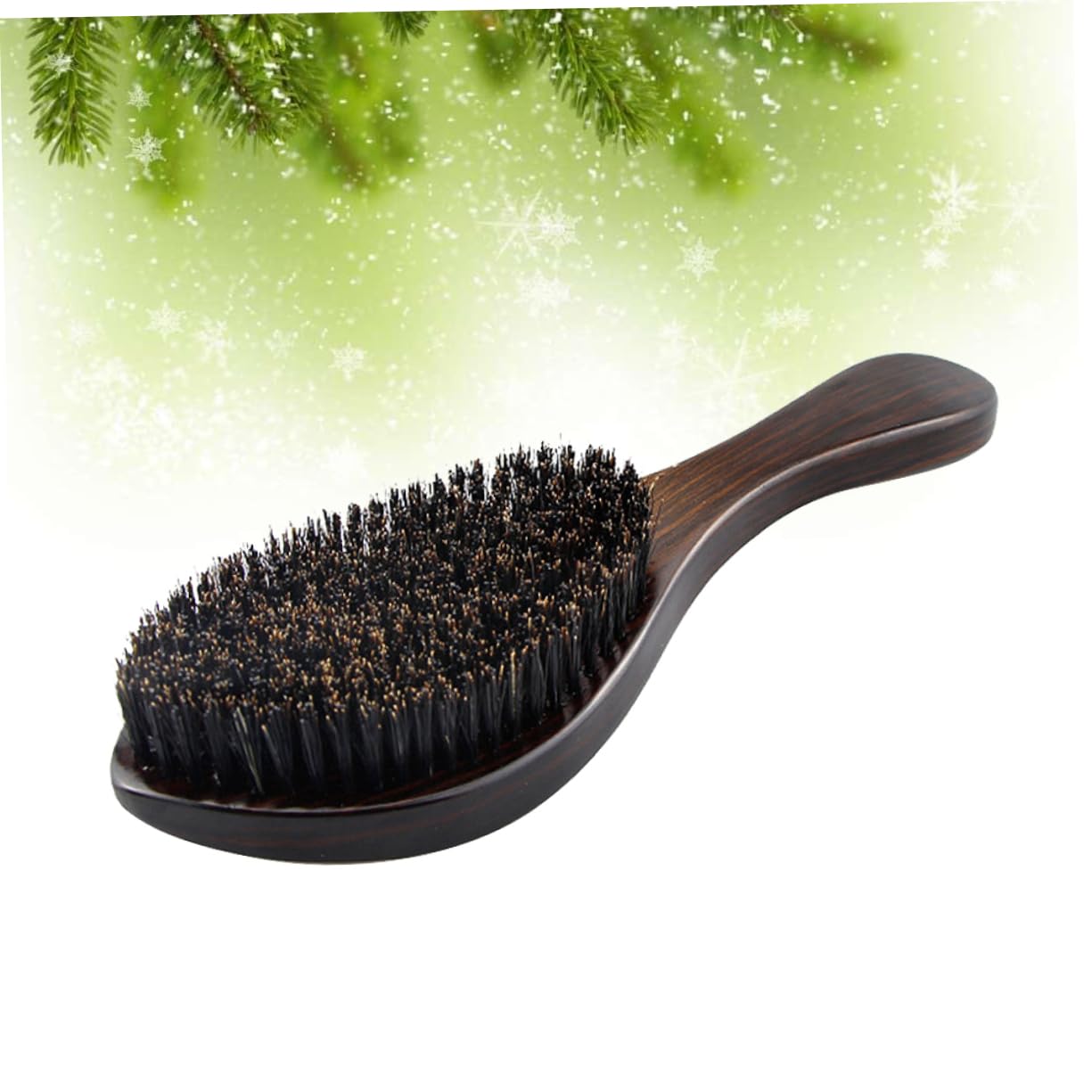 FOMIYES 3 Pièces Brosse à Barbe Poils Hommes Peigne De Massage Pour Hommes Brosse à Barbe Portative Brosse à Barbe Homme Brosse à Barbe Coiffante Coffee Bambou