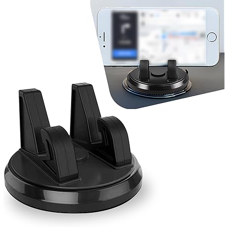 1 PC Car Dashboard Phone Holder, Waterproof Durable Metal Vehicle Phone Mount,...