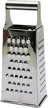 Busstier Metal Grater, Stainless Steel, Multi-Purpose and Durable Design, Vegetable, Cheese and Fruit Grater, Ergonomic Handle, Easy to Clean, Practical and Stylish for the Kitchen