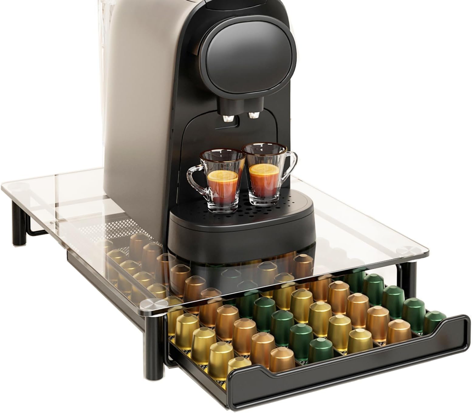 Porte-capsules Nespresso Vertuoline, porte-dosettes de café, tiroir de