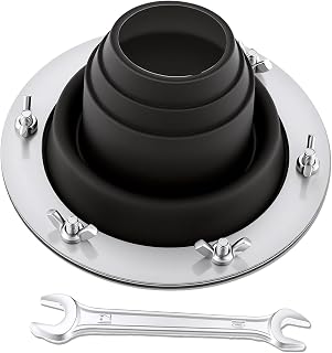 Tent Stove Jack Kit Flexible Silicone Chimney Pipe Boot for Roof