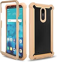 Vista 9 de Asuwish Funda de teléfono para LG Aristo 2/3 Plus, Rebel 4, Tribute Empire Dynasty, Zone 4, K8 Plus 2018 K8S, Fortune 2, Phoenix 4, Risio 3, Negro
