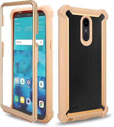 Miniatura 9 de Asuwish Funda de teléfono para LG Aristo 2/3 Plus, Rebel 4, Tribute Empire Dynasty, Zone 4, K8 Plus 2018 K8S, Fortune 2, Phoenix 4, Risio 3, Negro