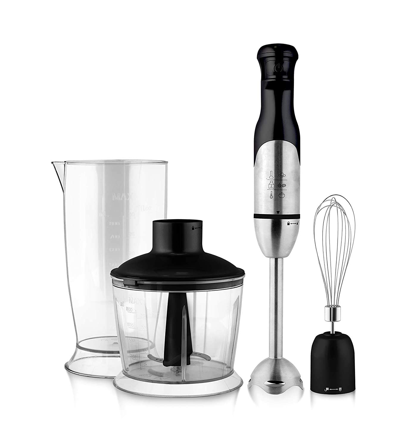 Buy Hometronics 5in1 Electric Immersion Blender with Blending Jar