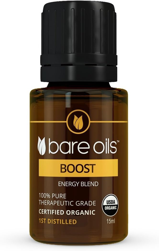 Boost Blend Essential Oil 15ml Bare Oils USDA Certified Organic