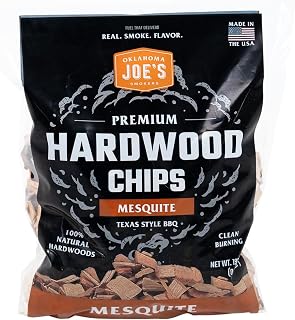 Oklahoma Joe's Mesquite Wood Chips, 192 cu in - Natural Hardwood Smoking Chips for Bold BBQ Flavor