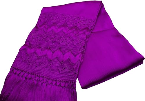 Miniatura 3 de Rebozo mexicano hecho a mano Santa María del Río