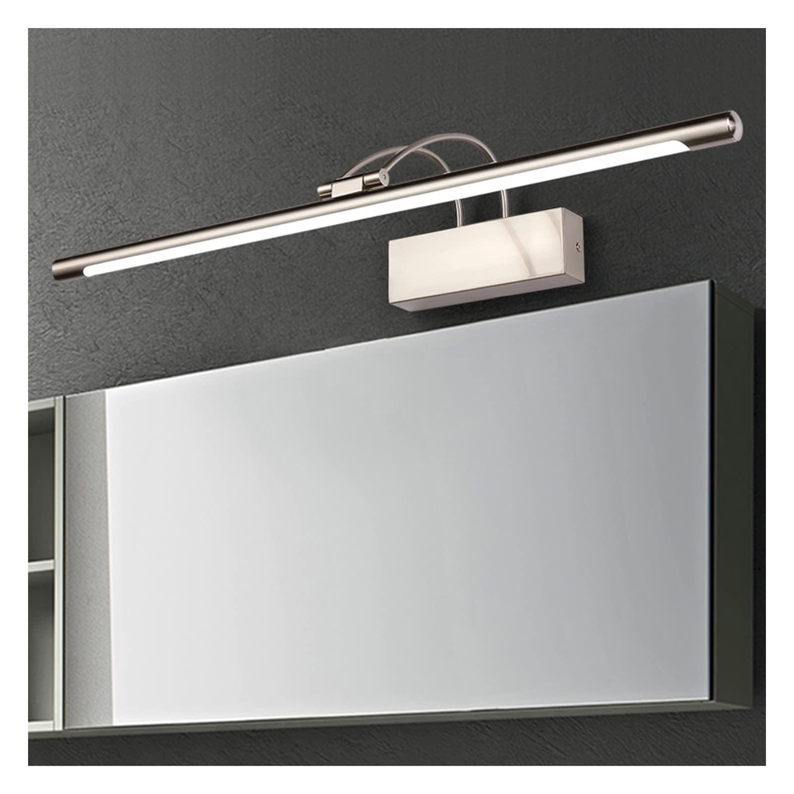 Luz frontal de espejo LED nórdico impermeable para tocador de baño de hogar y hotel 7