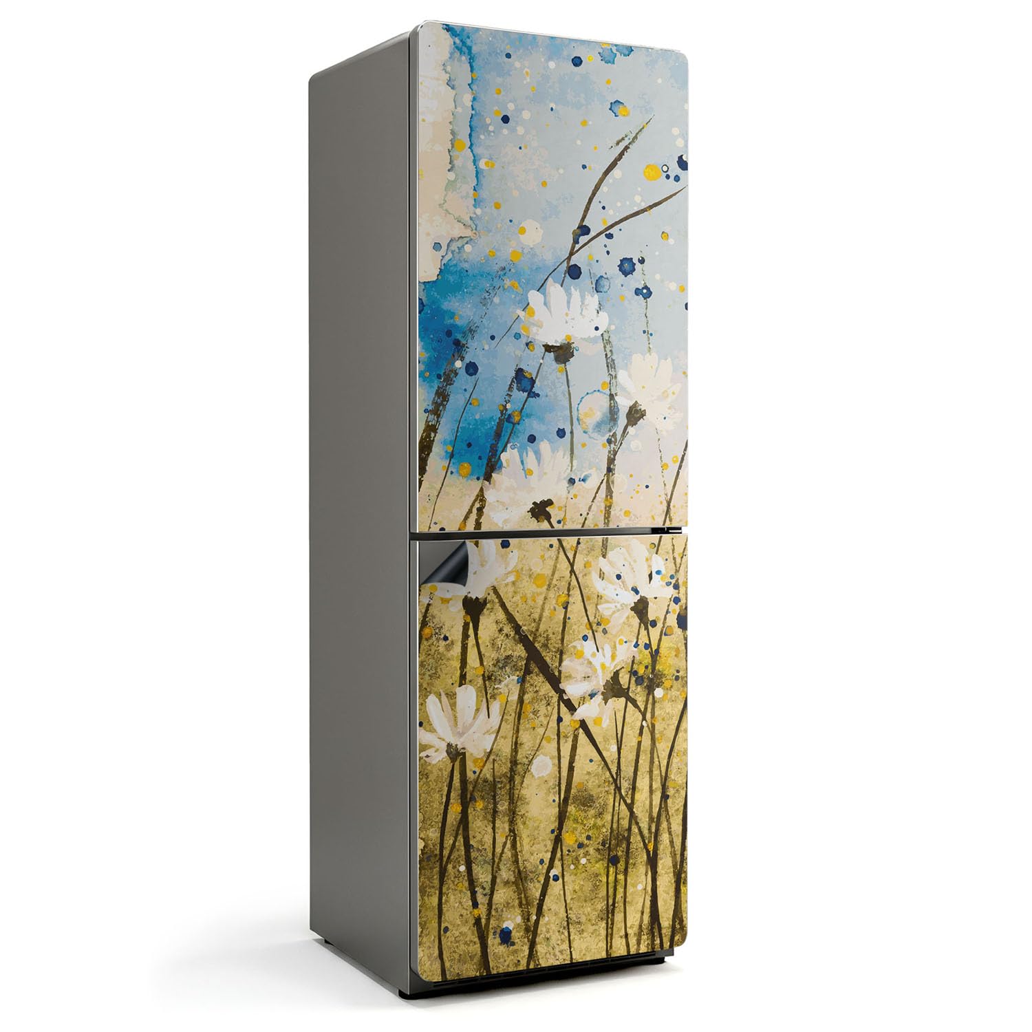 Tapis magnétique 60x190 cm Aquarelle Prairie délicate