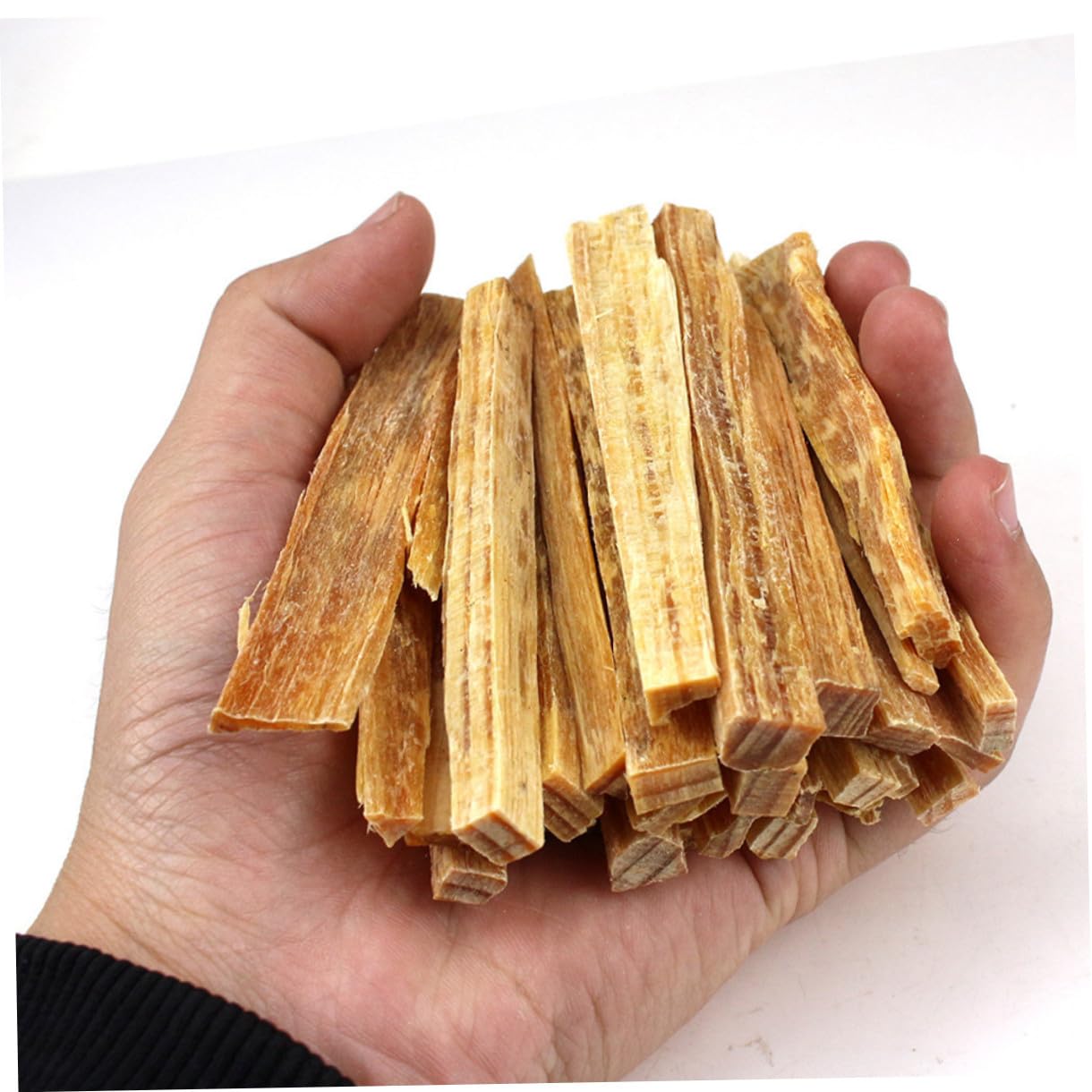 NOLITOY Tira de Madera Seca para Encender Fuego Rápido en Exteriores, Paquete de 1 Bolsa Palitos Naturales para Camping y Barbacoa sin Contaminar Sabor