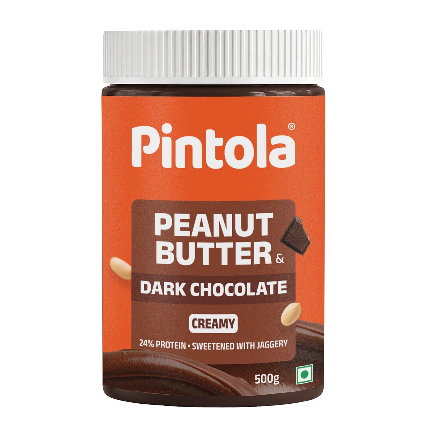Pintola Peanut Butter Chocolate Flavour Creamy 500g - 18.6g