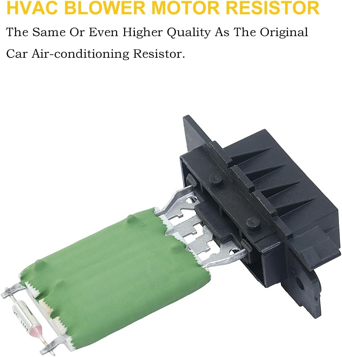 HVAC Blower Motor Resistor Kit Compatible with Ram ProMaster City 2015 2016 2017 2018 2019 Replace# 68100532AA 6845796 77364555 JA2000 6450XR