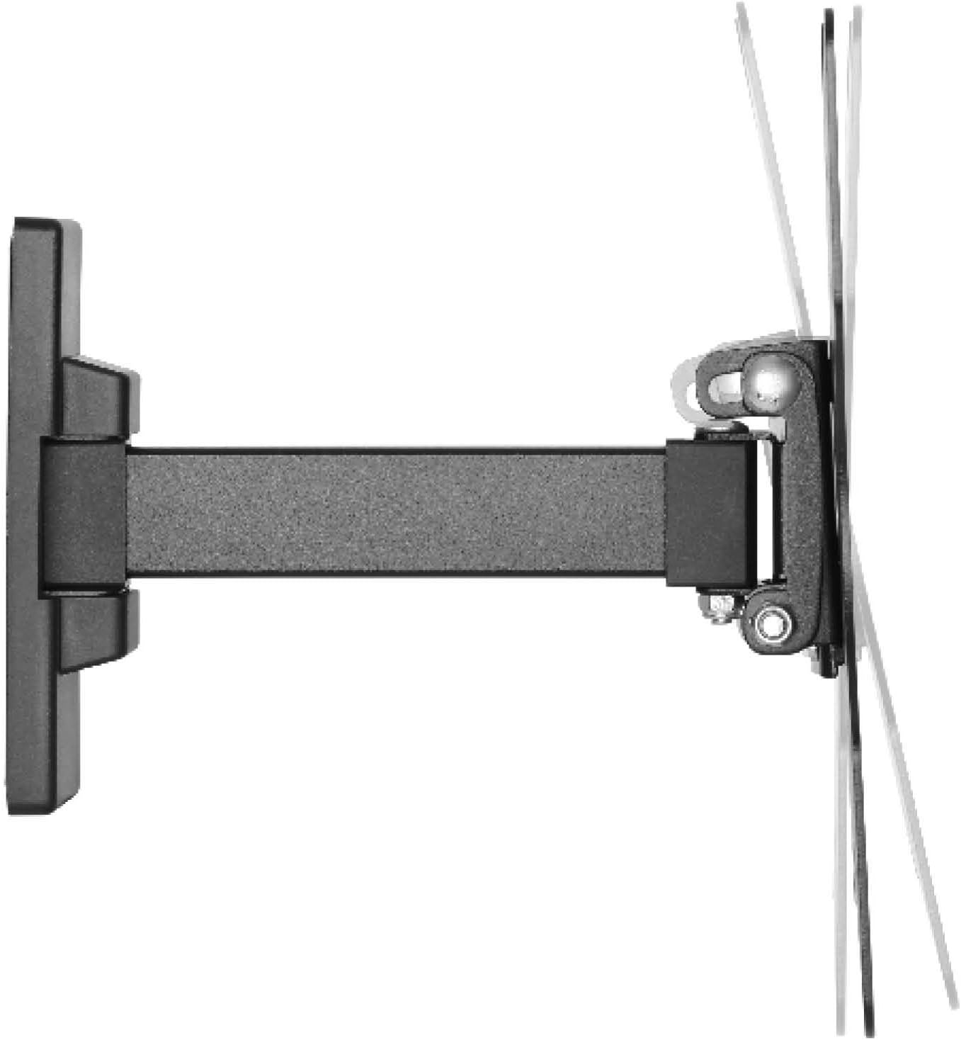 TV Stand with Swivel and Extendable Arm 23 Inch 42 Inch – Compatible with VESA 75 x 75