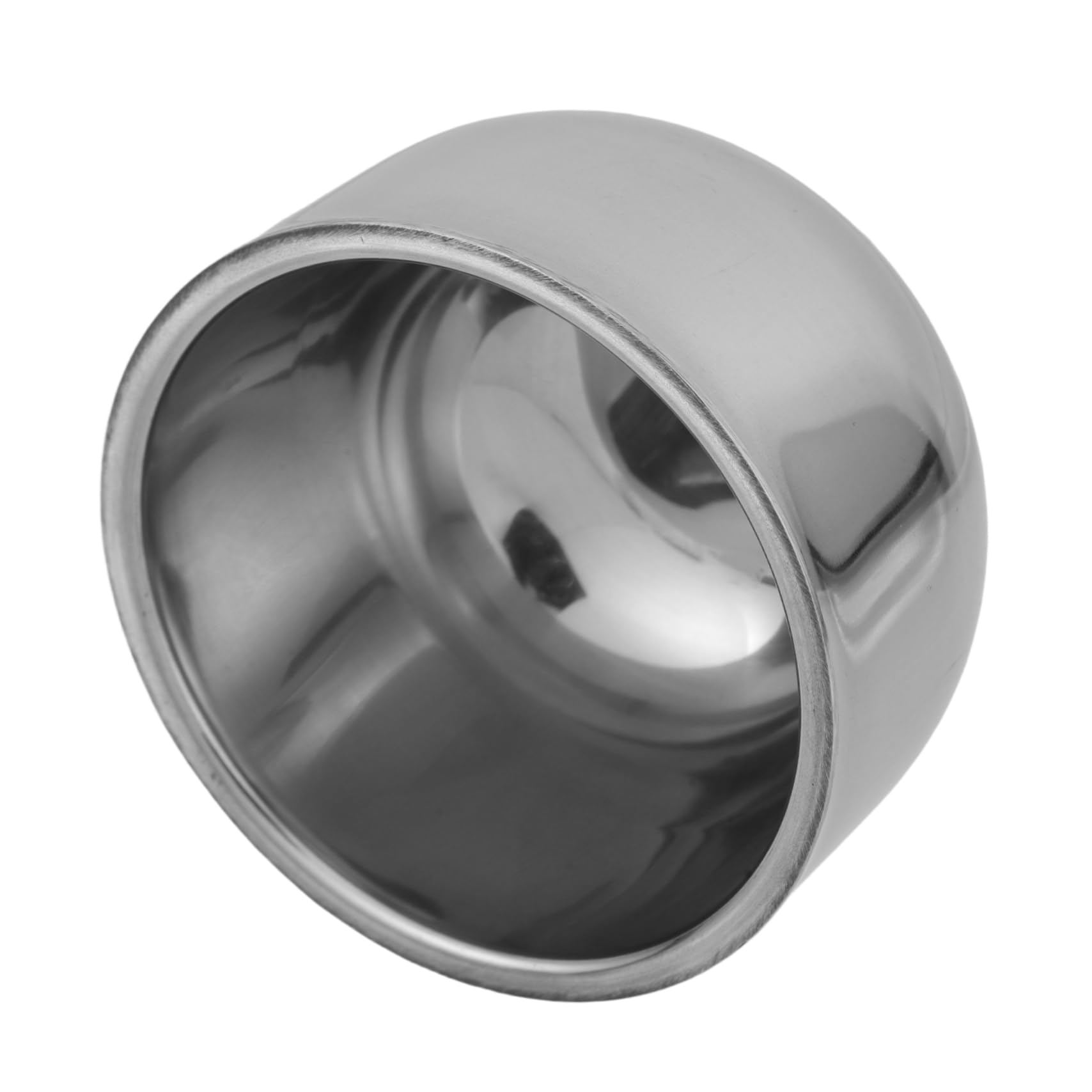 COLLBATH Stainless Steel Shaving Bowl Travel Double Layer Soap Dish Brush Holder for Men's Grooming