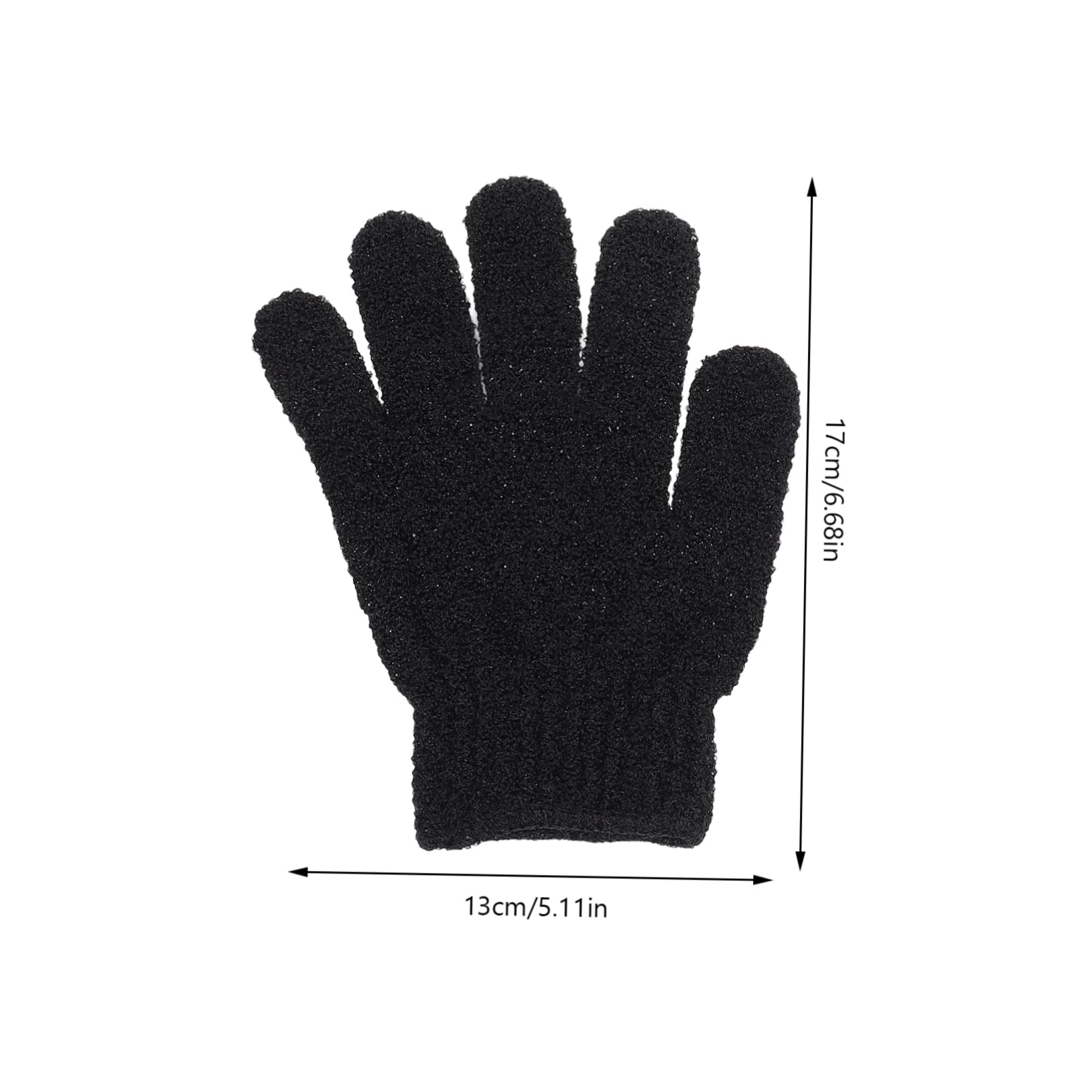 VICASKY 10Pcs Bath Exfoliating Gloves Five Finger Body Shower Scrubbers for Deep Cleaning Comfortable Skin Care Mitts and Practical Shower Supplies