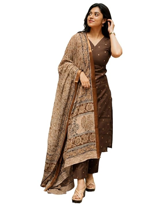 73% Off GoSriKi Women’s Viscose Printed Kurta Set