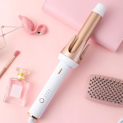 Miniatura 6 de Rizador giratorio automático, rizador de pelo de cerámica automático, varita rizadora de pelo giratoria automática de 1 14 pulgadas, 300  a 400  4