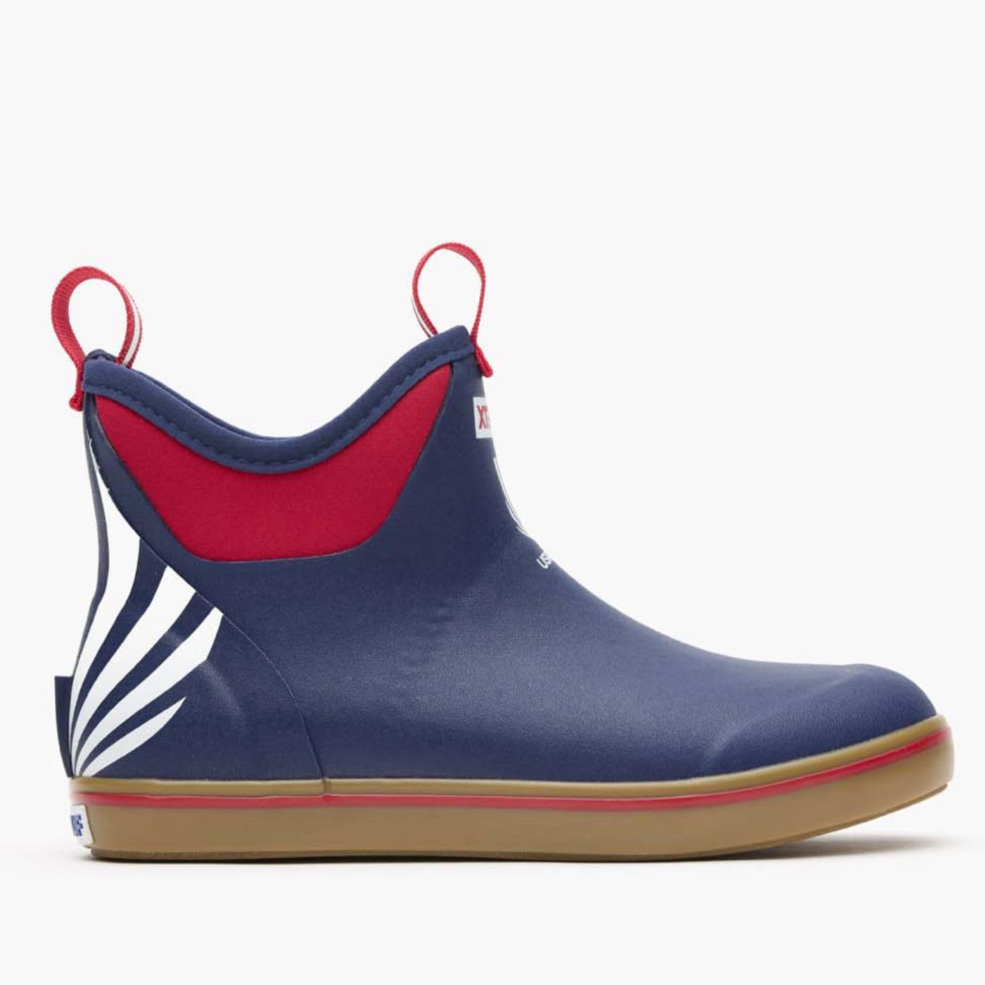Xtratuf Women's Ankle Deck Boot USRowing Edition, Navy, Size 7(M)