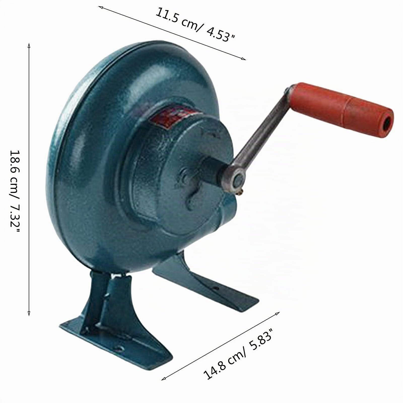 Tragbares Gebläse, Handventilator, Herd, Schmied, Handkurbel, Werkzeug für Außenluftgebläse, manueller Grillstarter, Handkurbelgebläse, Balg
