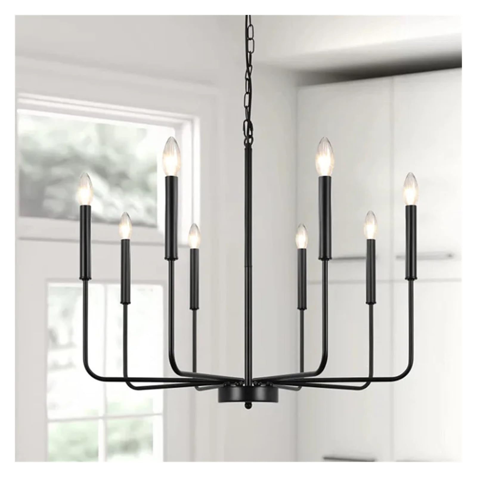 Lustre de ferme moderne pour illuminer un grand salon sombre avec élégance - 3