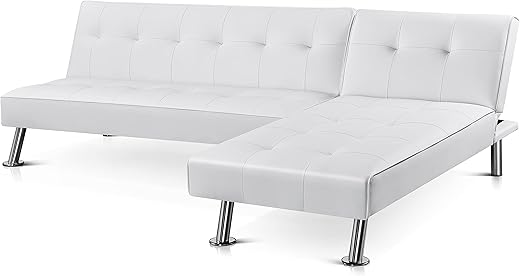 Yaheetech Set 2 Divani Letto Reclinabile Divano con Seduta Imbottita...