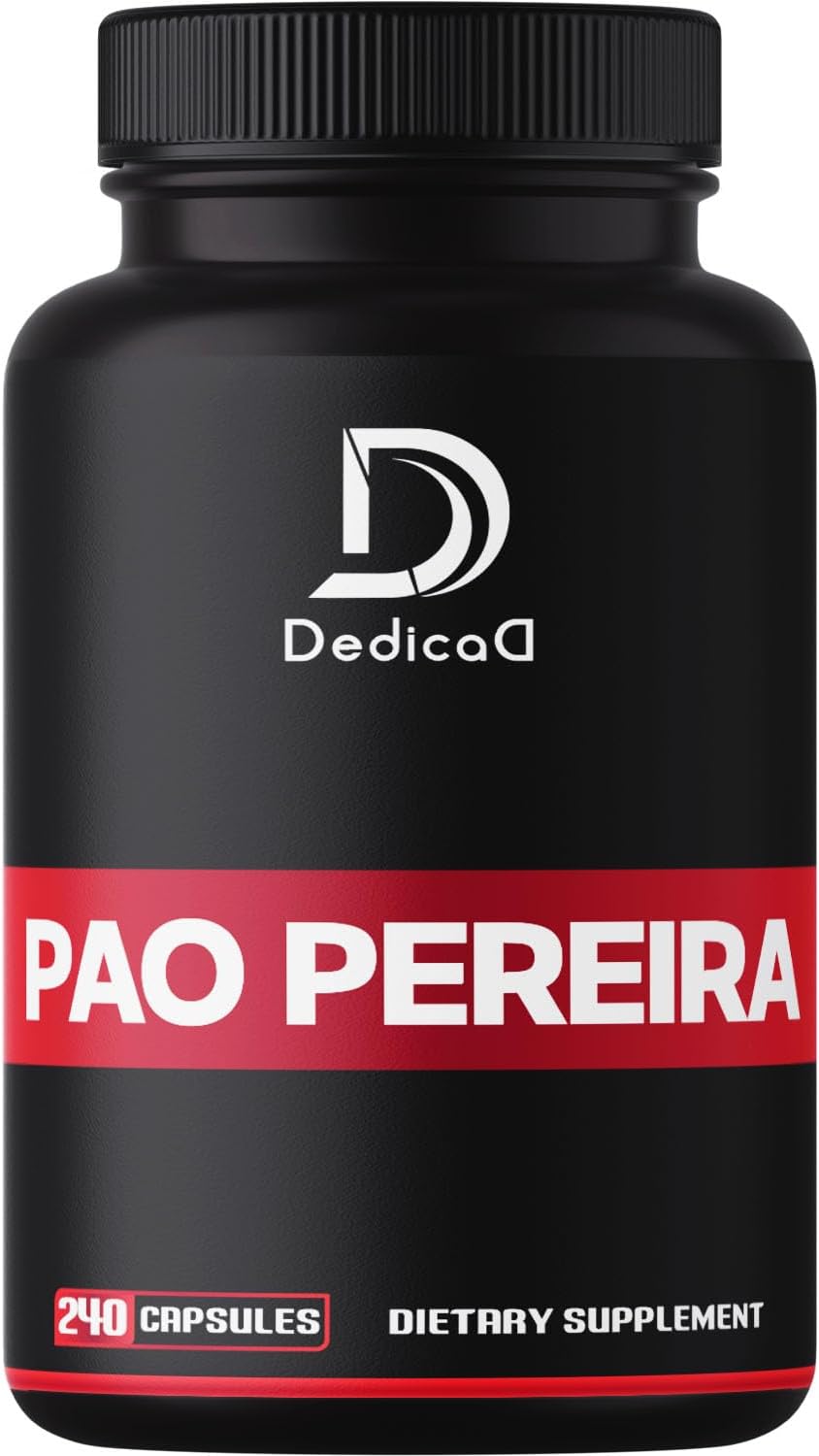 DEDICAD 1000Mg Pao Pereira Bark Exact Capsules 240 Counts