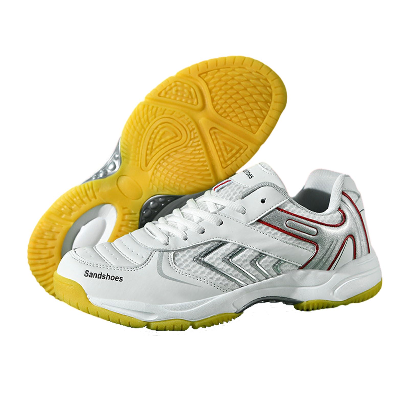 Unisex buty do badmintona, trampki halowe, buty do siatkówki, buty do tenisa badmintona, buty do badmintona, amortyzujące wstrząsy, do tenisa stołowego, pickleball, siatkówki, rakietki