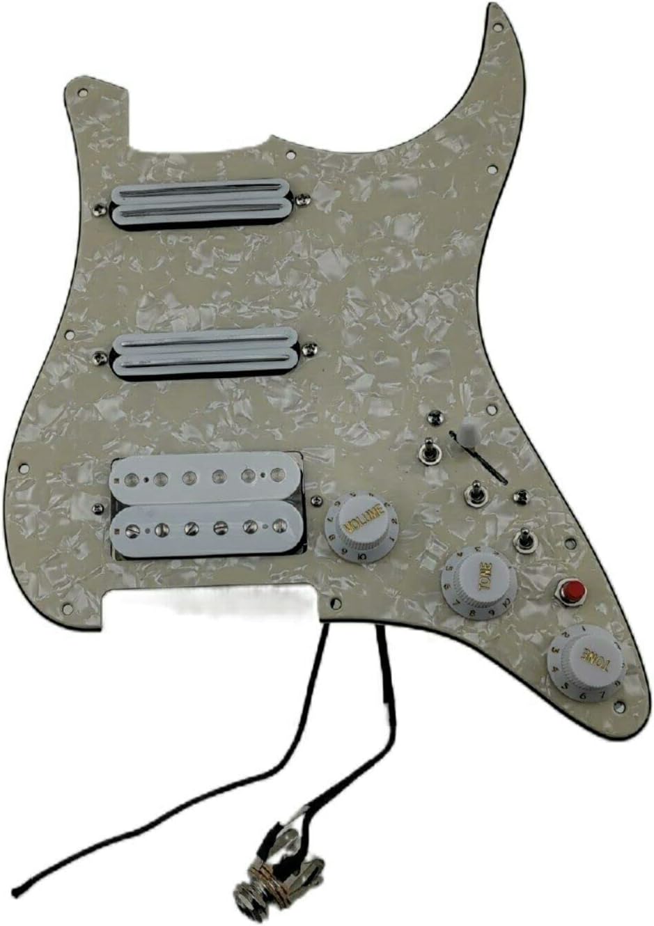 Prewired loaded Pickguard Multifunction Switch Alnico 5 Pickups Push-Pull Single Cut Wiring Harness