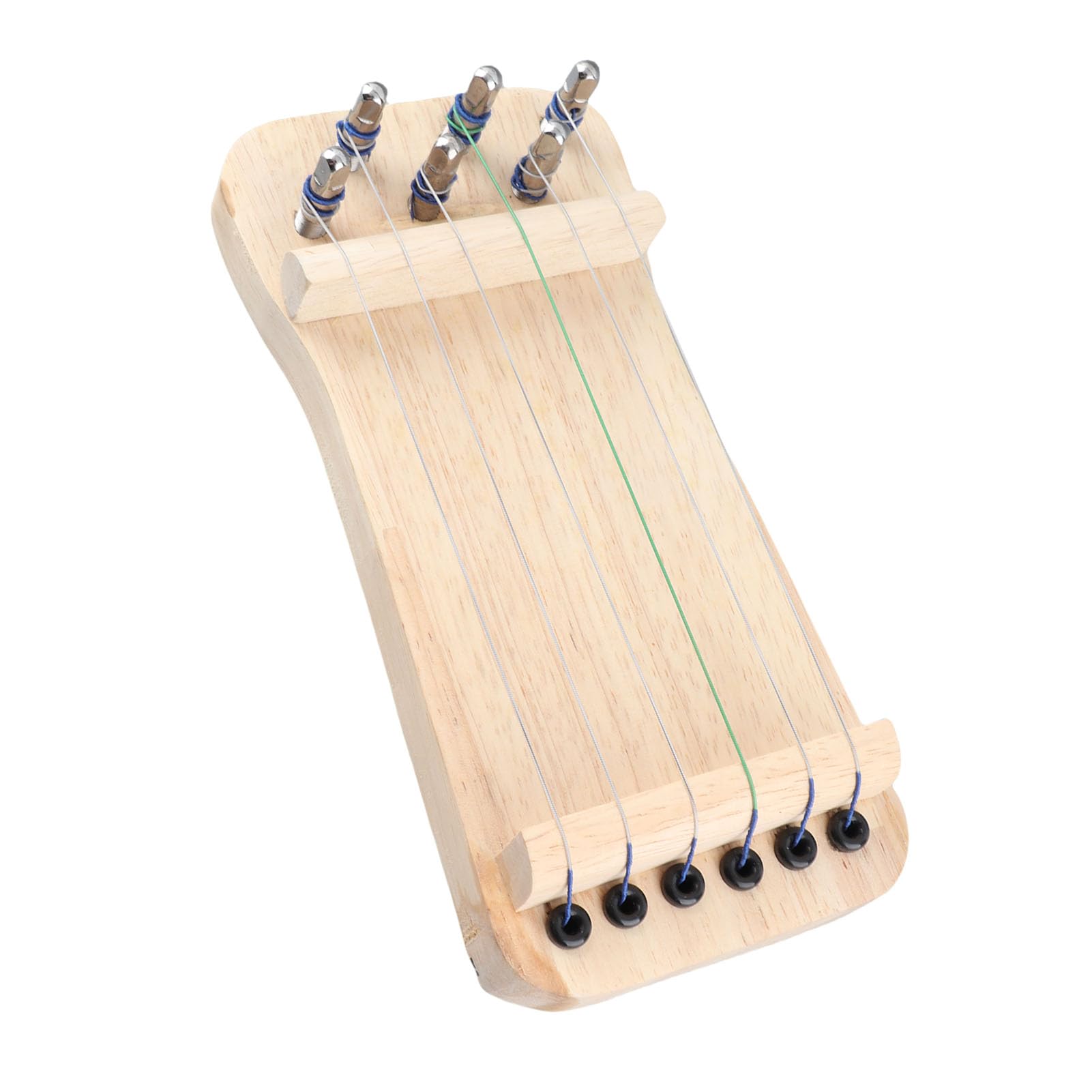 Mini outil d'entraînement Guzheng à 6 cordes avec sac de rangement inclus pour l'entraînement technique de la main droite, se familiariser avec le doigté, entraîneur de