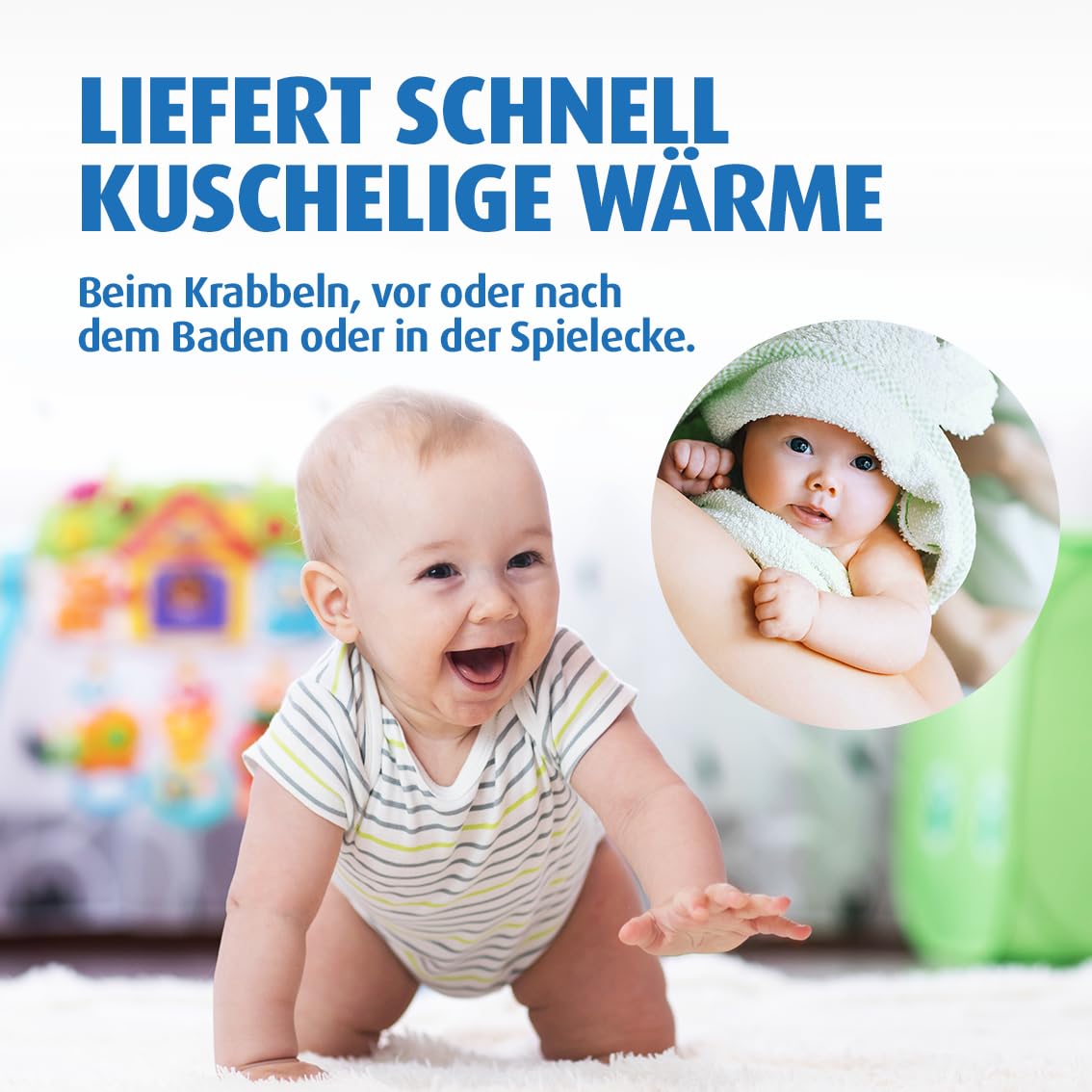 Reer FeelWell Air Heizlüfter für Babys 3in1 - Zuverlässig, Wärmend, Sicher - 2 Wärmestufen und Kühlfunktion, anthrazit