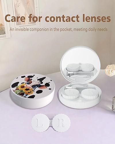 Miniatura 9 de Funda para lentes de contacto, fundas portátiles para lentes de contacto a prueba de fugas, soporte para lentes de contacto con espejo, adecuado